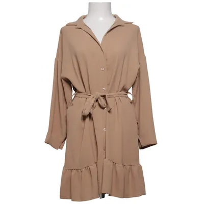 Shirt dress (Beige) from Lily Rose Elastane, Polyester
