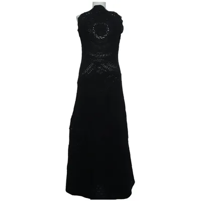 Robe longue (Gris) de Massimo Dutti Coton, Polyester