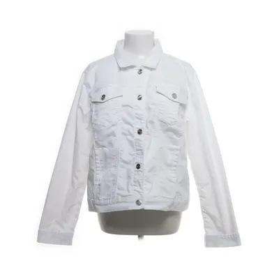 Spijkerjas (Wit) van Cappuccini Katoen, Elastaan, Polyester