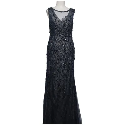 Evening gown (Blue, White)