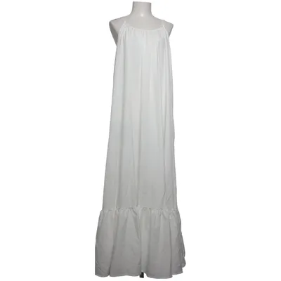 Långklänning (Vit) från Shein Curve Elastan, Polyester