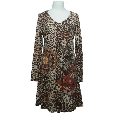 Kleid (Braun, Schwarz, Mehrfarbig) von 101 Idees Elasthan, Polyester