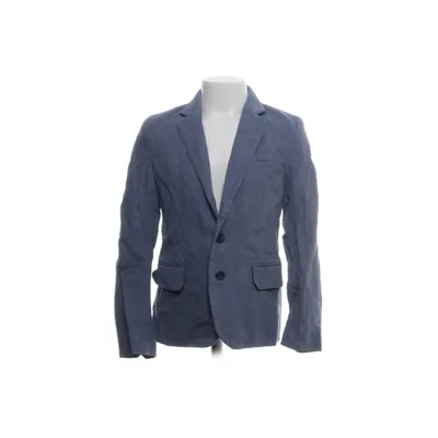 Blazer (Blue) from H&M Cotton, Linen, Polyester