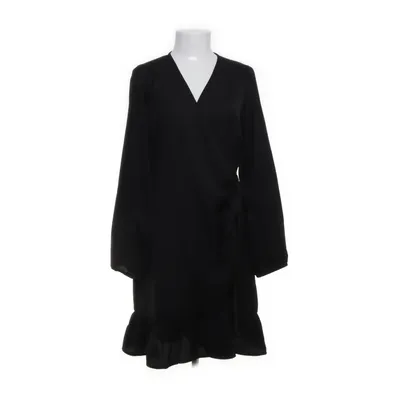 Wrap dress (Black) from Amelie & Me Polyester