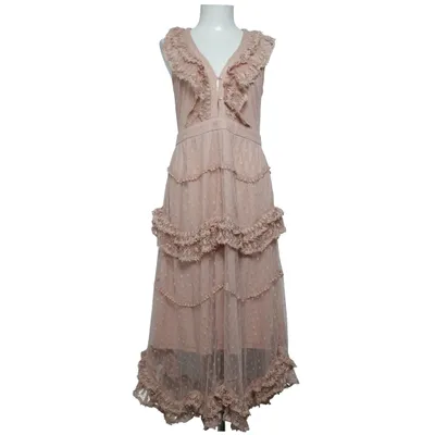 Robe (Beige) de Lily Mcbee Élasthane, Polyester