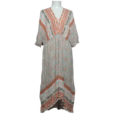 Dress (Beige, Multicolored) Viscose