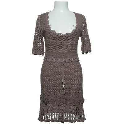 Robe (Marron) de Karen Millen Coton, Élasthane, Polyester, Viscose