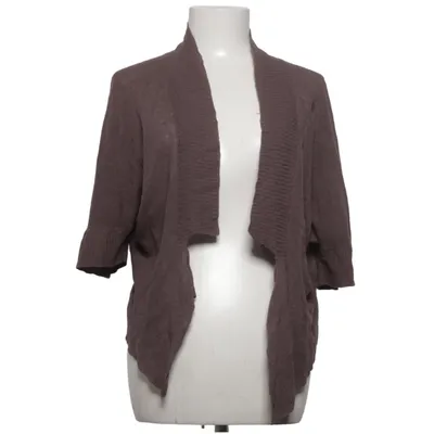 Cardigan (Lila) van VASK Katoen, Metallvezel