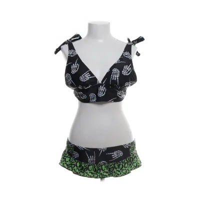 Bikini (Svart, Flerfärgad) från Shock Polyester