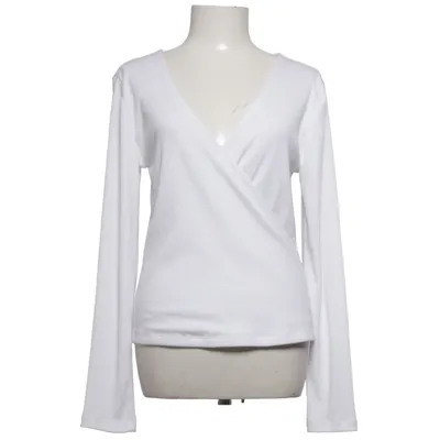 Wrap top (White) from Noisy May Elastane, Polyester
