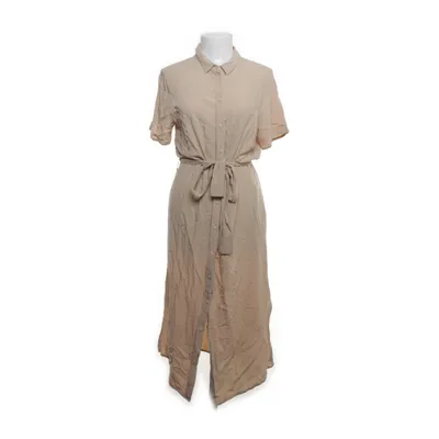 Shirt dress (Beige) from Pieces Viscose
