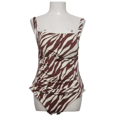 Badpak (Bruin, Wit) van M&S Elastaan, Polyamide, Polyester, Polyurethaan