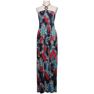 Maxi dress (Blue, Multicolored) from Dodo