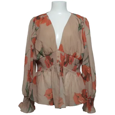 Blouse (Beige, Orange, Green) from SkyLar Rose Polyester