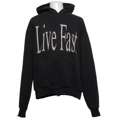 Hoodie (Black) from Lfdy Cotton, Polyester
