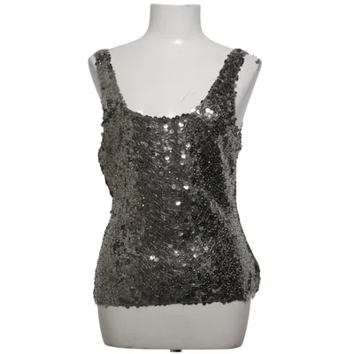 Topp (Grå, Silverfärgad) från Zara Polyester