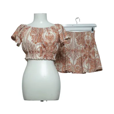 Set (Beige, Brun) från Gina Tricot Elastan, Polyester