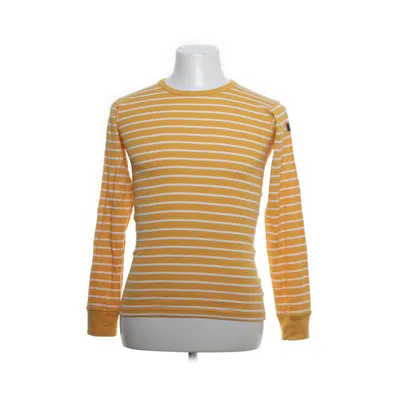 Langærmet t-shirt (Gul, Hvid) fra Polarn O. Pyret Økologisk bomuld