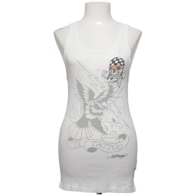 Tank Top (White) from Ed Hardy Cotton