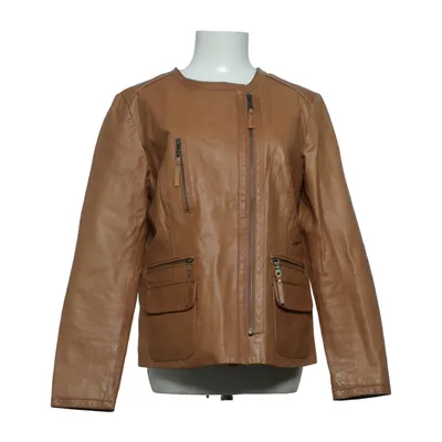 Leren jack (Honey) van Noom Katoen, Leer, Polyester