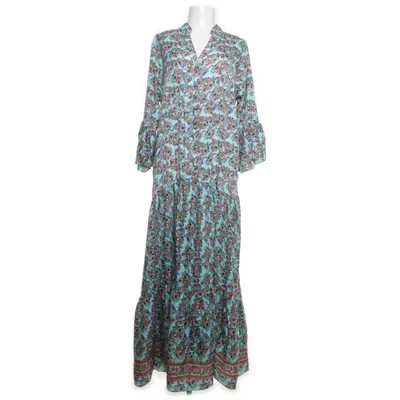 Maxi dress (Turquoise, Multicolored) from Swarna