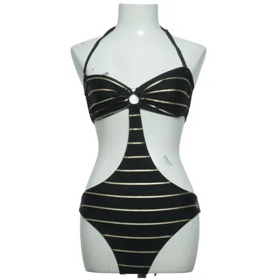 Maillot de bain une pièce (Noir, Or) de Shiwi Élasthane, Polyamide