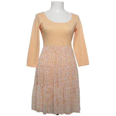 Robe (Jaune, Multicolore) de JSFN by Ellos Coton, Élasthane, Polyester
