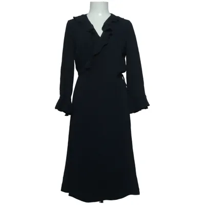 Robe portefeuille (Bleu) de Dana Buchman Polyester, Soie