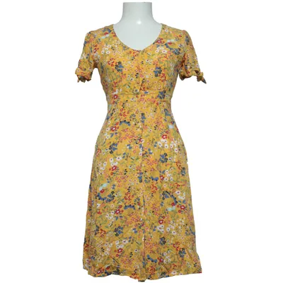 Dress (Yellow, Multicolored) from Sugarhill Cotton, Viscose