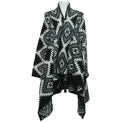 Cardigan (Zwart, Wit) van Crocker Apparel Acryl