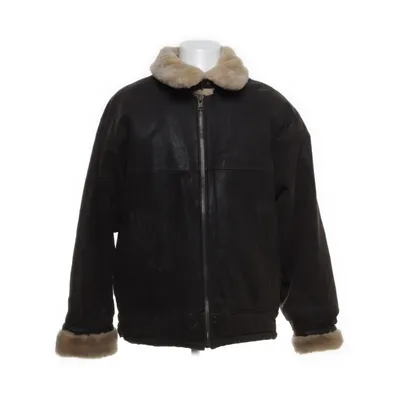 Shearling jacket (Brown, Beige) from Worn Acrylic, Fur, Polyester, Leather