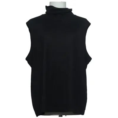 Pull sans manches (Noir) de Essence Polyester, Viscose