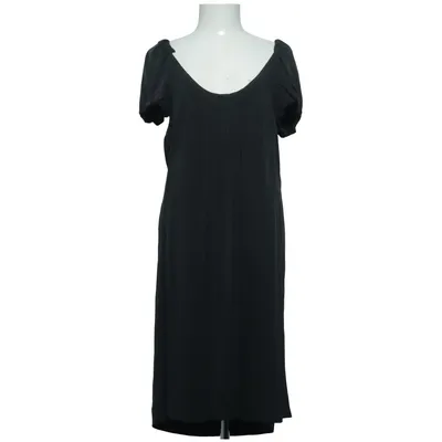 Dress (Black) from Whiite Elastane, Silk