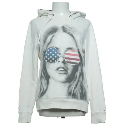 Hoodie (Beige) from Tommy Hilfiger Denim Cotton, Elastane, Polyester