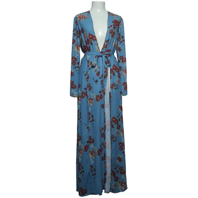Wrap dress (Blue, Multicolored) from Hannalicious x NA-KD Polyester