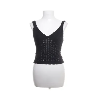 Crop top (Noir) de H&M Coton, Polyester