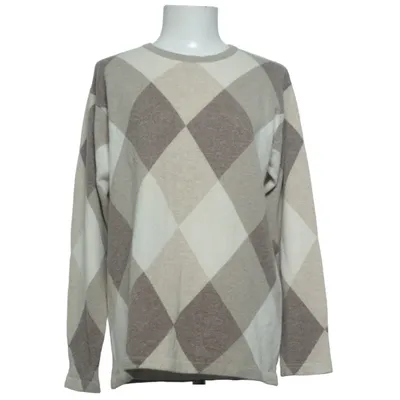 Pull-over (Beige, Marron) de Saks Fifth Avenue Cachemire