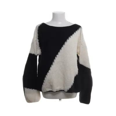 Sweater (Hvid, Sort) fra Armedangels Økologisk bomuld, Uld