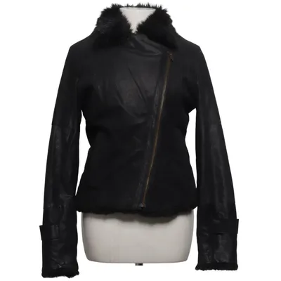 Shearlingjakke (Sort) fra Jofama Akryl, Polyester