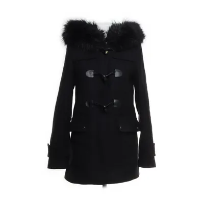 Duffle jas (Zwart) van Zara Woman Polyamide, Wol