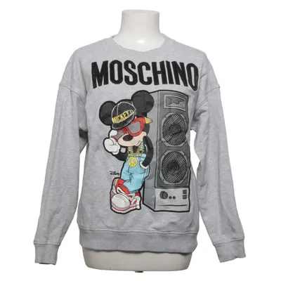 Collegetröja (Grå, Flerfärgad) från H&M x Moschino Bomull