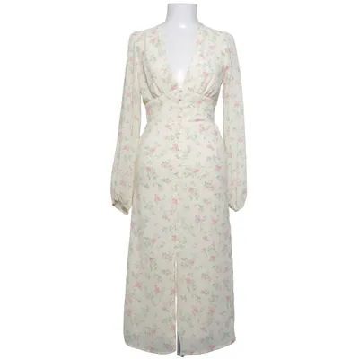 Klänning (Gul, Flerfärgad) från Gina Tricot Elastan, Polyester