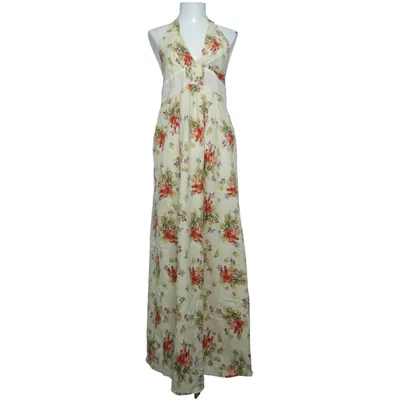 Halternek jurk (Beige, Meerkleurig) van Rare Katoen, Polyester
