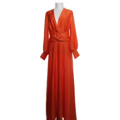 Maxi dress (Orange) from Boohoo Polyester