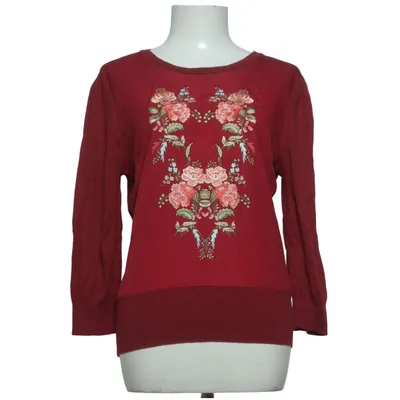 Sweater (Rød, Flerfarvet) fra Oasis Bomuld, Polyester, Viscose