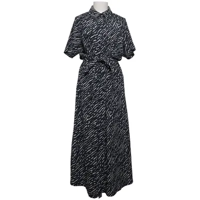Skjortklänning (Svart, Vit) från Gina Benotti Elastan, Polyester