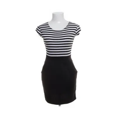 Jurk (Zwart, Wit) van Clockhouse by C&A Viscose, Elastaan
