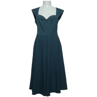 Jurk (Blauw) van Miss Candyfloss Elastaan, Polyester, Viscose