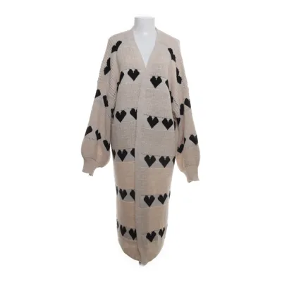 Cardigan (Beige, Sort) fra New Collection Akryl