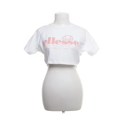 Crop top (Blanc) de Ellesse Coton, Élasthane